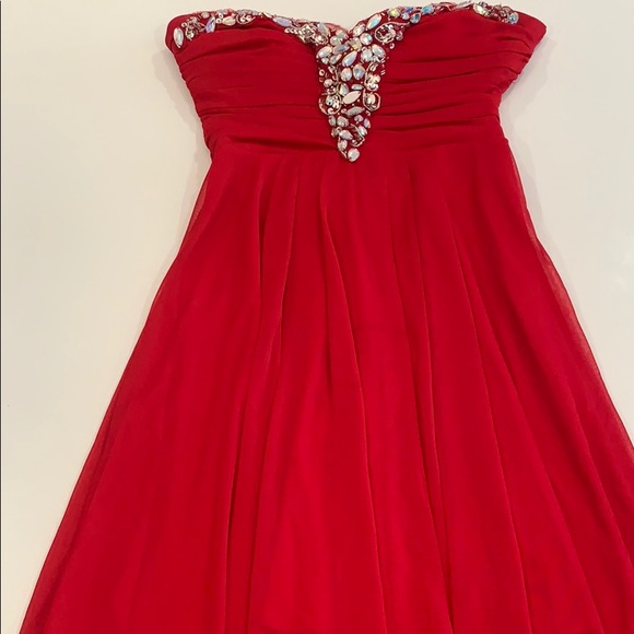 red formal dresses for juniors